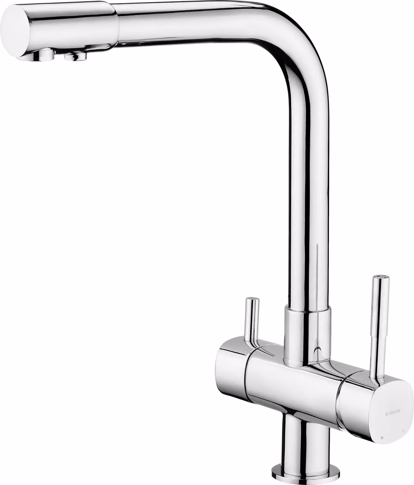 Rubinetto della cucina con collegamento al filtro dell'acqua