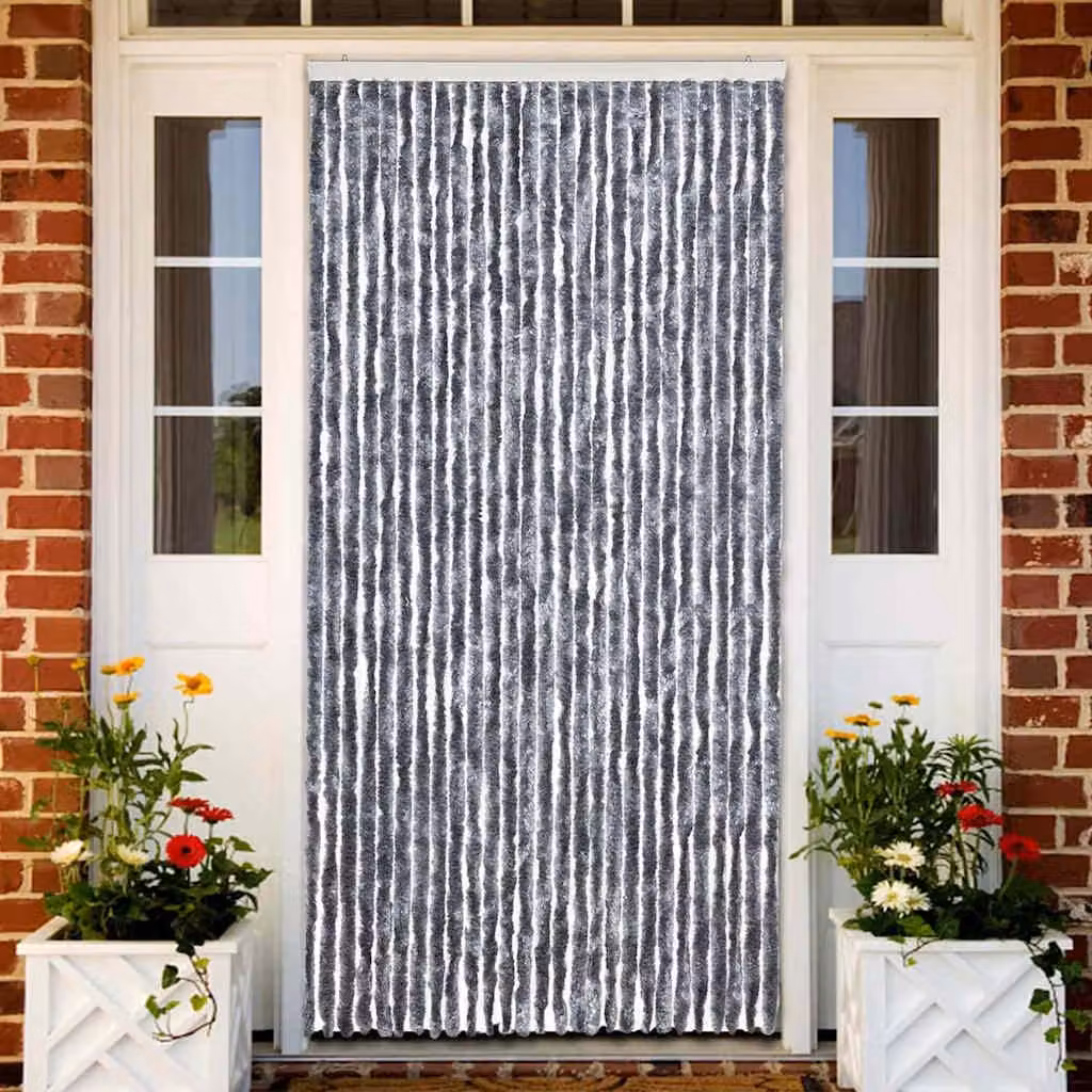 Zanzariera vidaXL in ciniglia grigio argento L: 118 cm, H: 220 cm