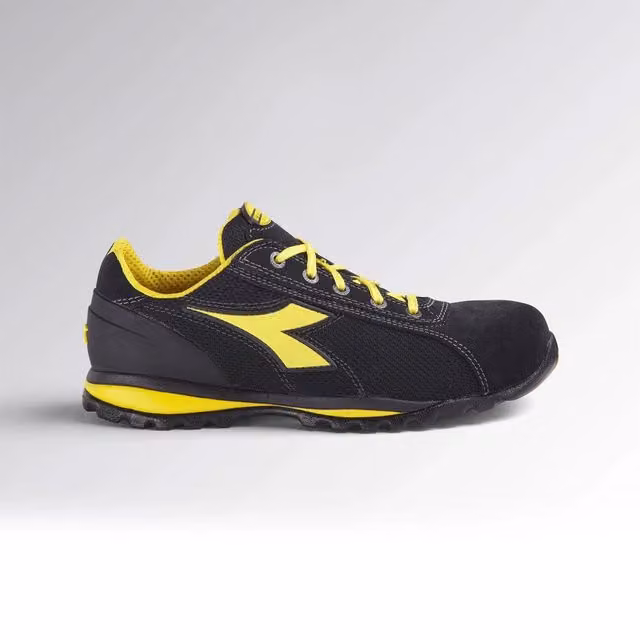 Scarpa Antifortunistica Diadora Glove Text Low S1P Hro Sra in Pelle Nera Taglia 40
