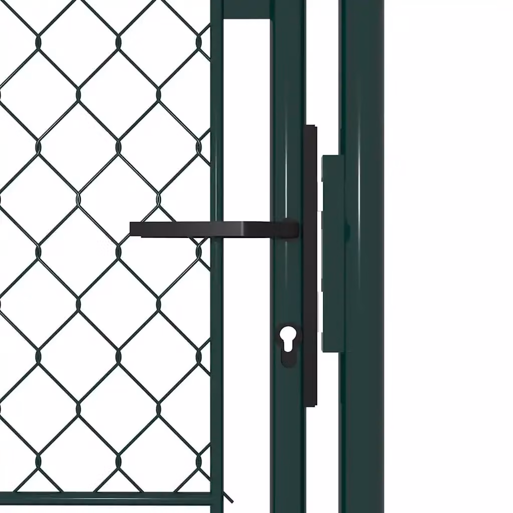 Cancello da giardino vidaXL in acciaio verde L: 100 cm, H: 200 cm – 2