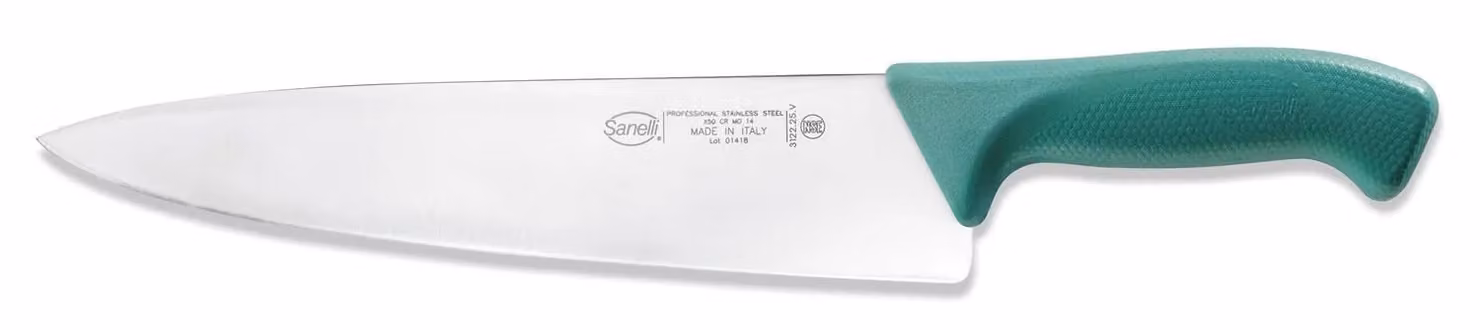 Coltello Trinciante Linea Skin Verde, Cm.25