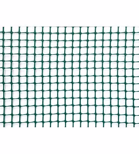 Verdemax Rete Quadra Verde 10 mm per Recinzione Giardini 1 m Lineare