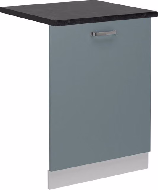 Pannello frontale per lavastoviglie da incasso Vicco R-Line Grigio-blu/Bianco Antracite, Larghezza: 60 cm
