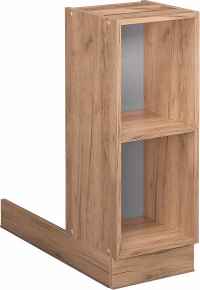 Isola cucina Vicco Fame-Line Rovere dorato 30 cm senza piano di lavoro, Model 38466