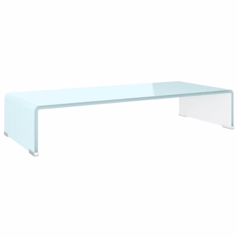 Supporto TV / Rialzo Monitor in Vetro Verde 70x30x13 cm