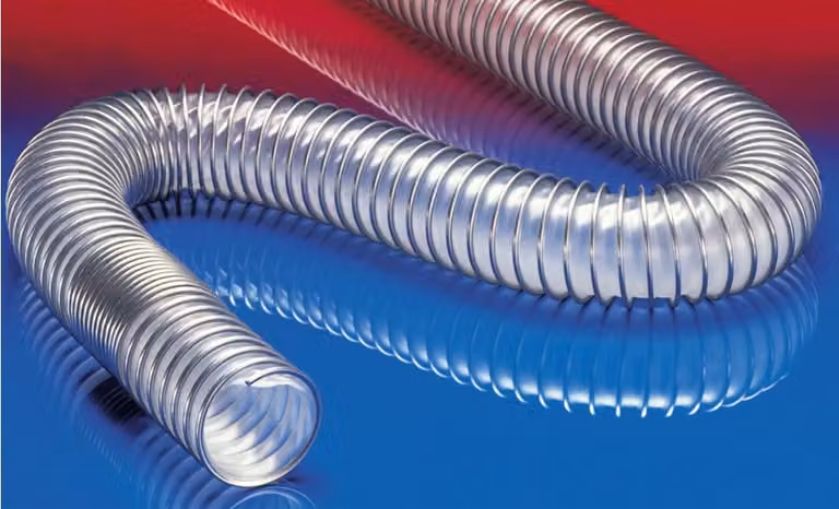 Tubo flessibile per aspirazione e soffiaggio CP PUR 455 FOOD Diametro interno 400 mm Diametro esterno 412,00 mm Lunghezza 6 m Spessore della parete 6 mm