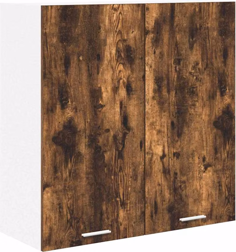 Armadio pensile con porta Riga Rovere fumé 80 x 31 x 80 cm