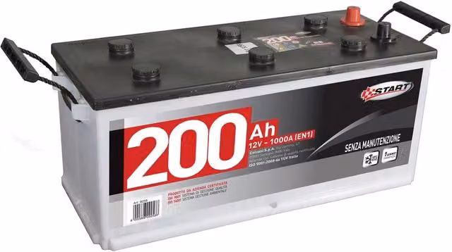 START Batteria Autocarro 200AH 1000A Polo positivoDestro Cassetta C Originale