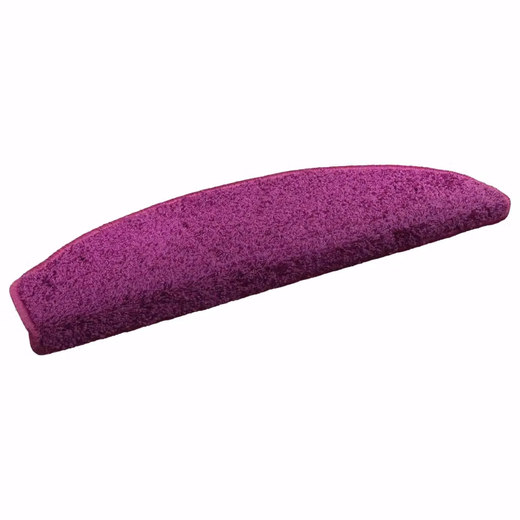 Set di 15 tappetini autoadesivi per scale DESIGN IN in polipropilene, antiscivolo e fonoassorbenti, colore viola, L 80 x P 24,5 x H 3,5 cm – 2