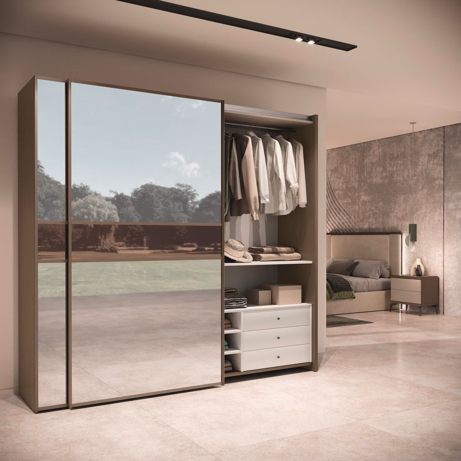 Armadio in legno – Per un salotto più ordinato e elegante.