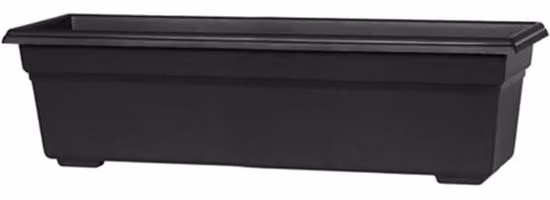 Vasi da esterno - Vasi resistenti ai raggi UV e agli urti - Tappeti da giardino nei colori marrone e nero - Lunghezza 76 cm
