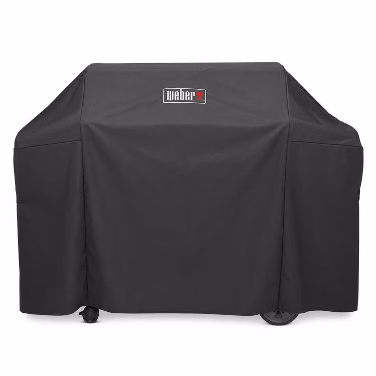 Custodia Premium Weber per Barbecue a Gas Serie Genesis II e LX a 4 Bruciatori, Colore Nero, L: 165,1 cm, P: 113,03 cm, H: 63,5 cm – 2