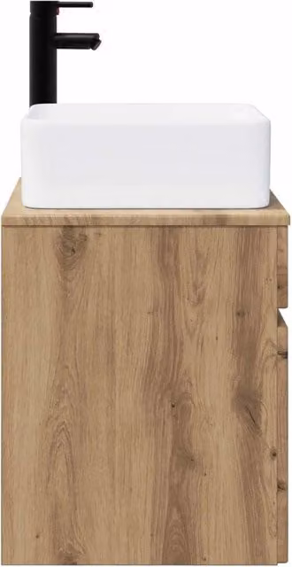 Mobile Lavabo | Armadio Lavabo da parete Rovere Artigianale 49 x 41 x 63 cm