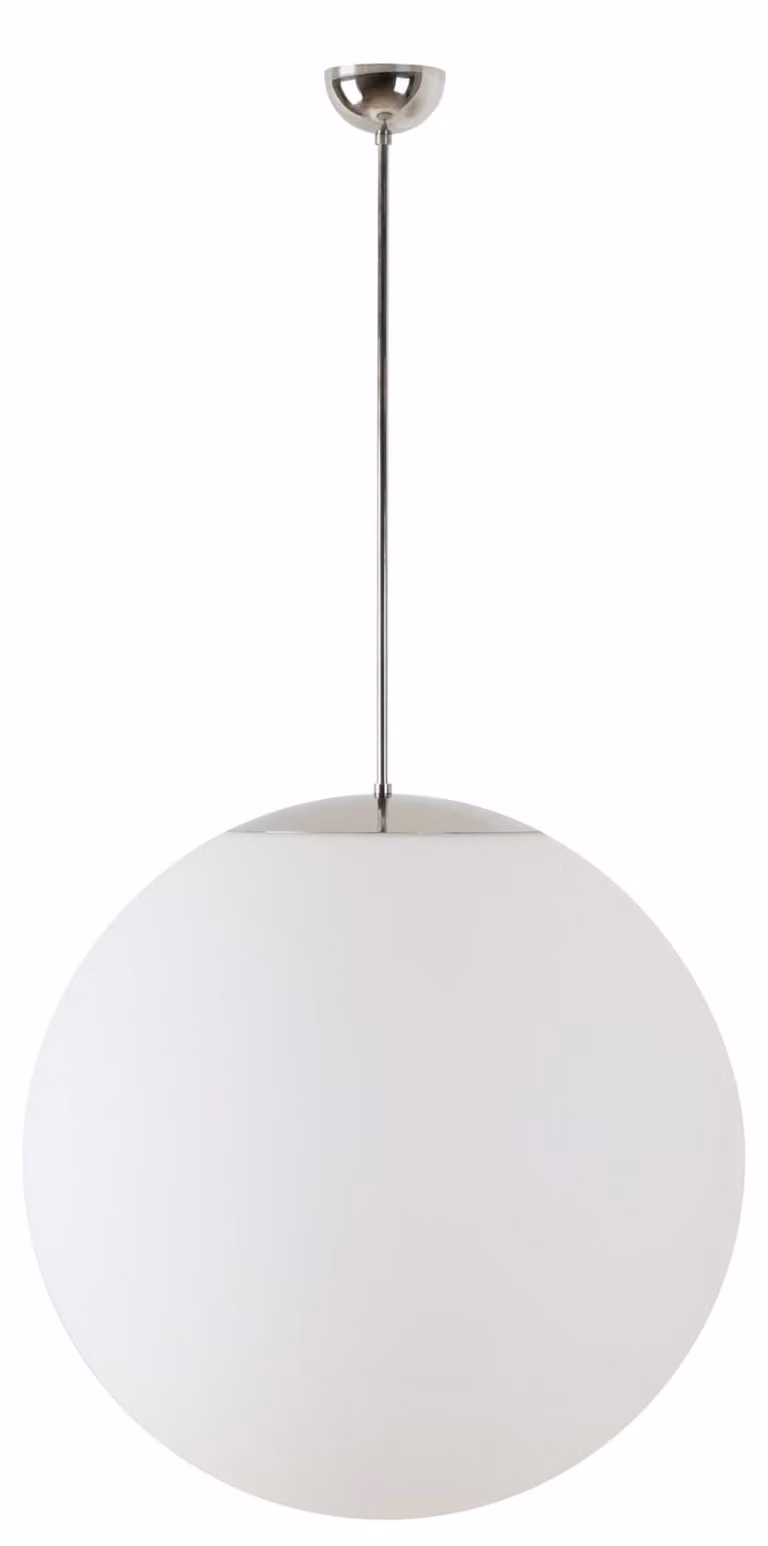 OSMONT ADR60220 ADRIA P5 apparecchio a sospensione in vetro acciaio inox lucido / bianco IP40 3000 K 48W LED DALI