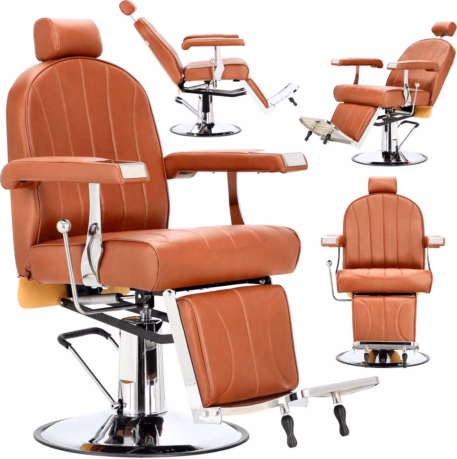 Poltrona da barbiere parrucchiere idraulica girevole per il salone barbiere barber shop Demeter Barberking