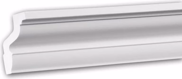 Profhome 650171 Modanatura d'angolo Modanatura del soffitto Modanatura decorativa Modanatura per stucchi 2 m