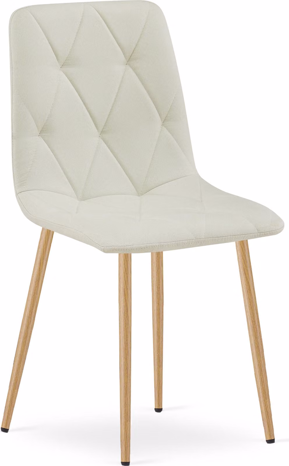 Sedia LIBRA - tessuto beige / gambe color legno x 1