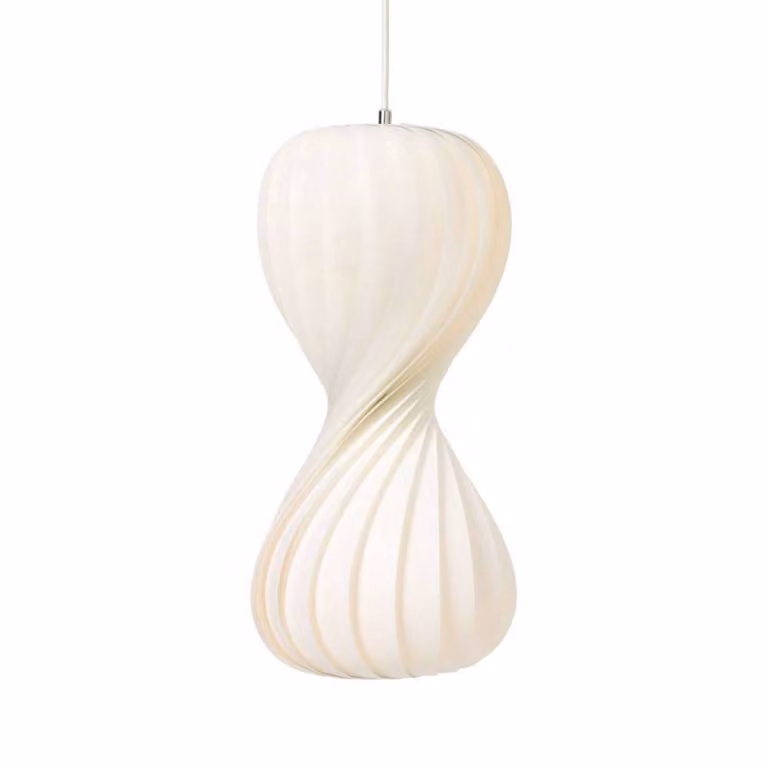 Tom Rossau Lampada a sospensione TR7, dimmerabile, Bianco / Opale, Soggiorno / Sala da pranzo, Plastica, Scandinavo, Lampada a sospensione