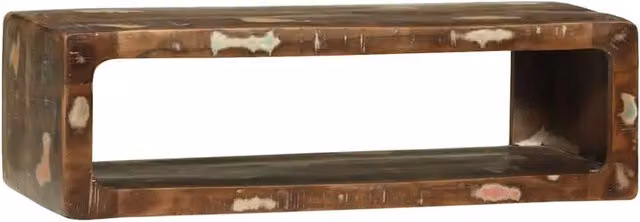 Mobile porta TV moderno e pratico con contenitore 80 x 30 x 25 cm realizzato in legno massello di recupero 02_0058073