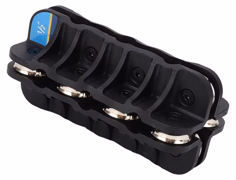 Elzusha - Raddrizzatore portatile per tubi - Realizzato in lega di alluminio - Strumento manuale - Design che riduce lo sforzo - Rulli di posizionamento di precisione - Resistente e resistente al calore - Raddrizzatore per tubi