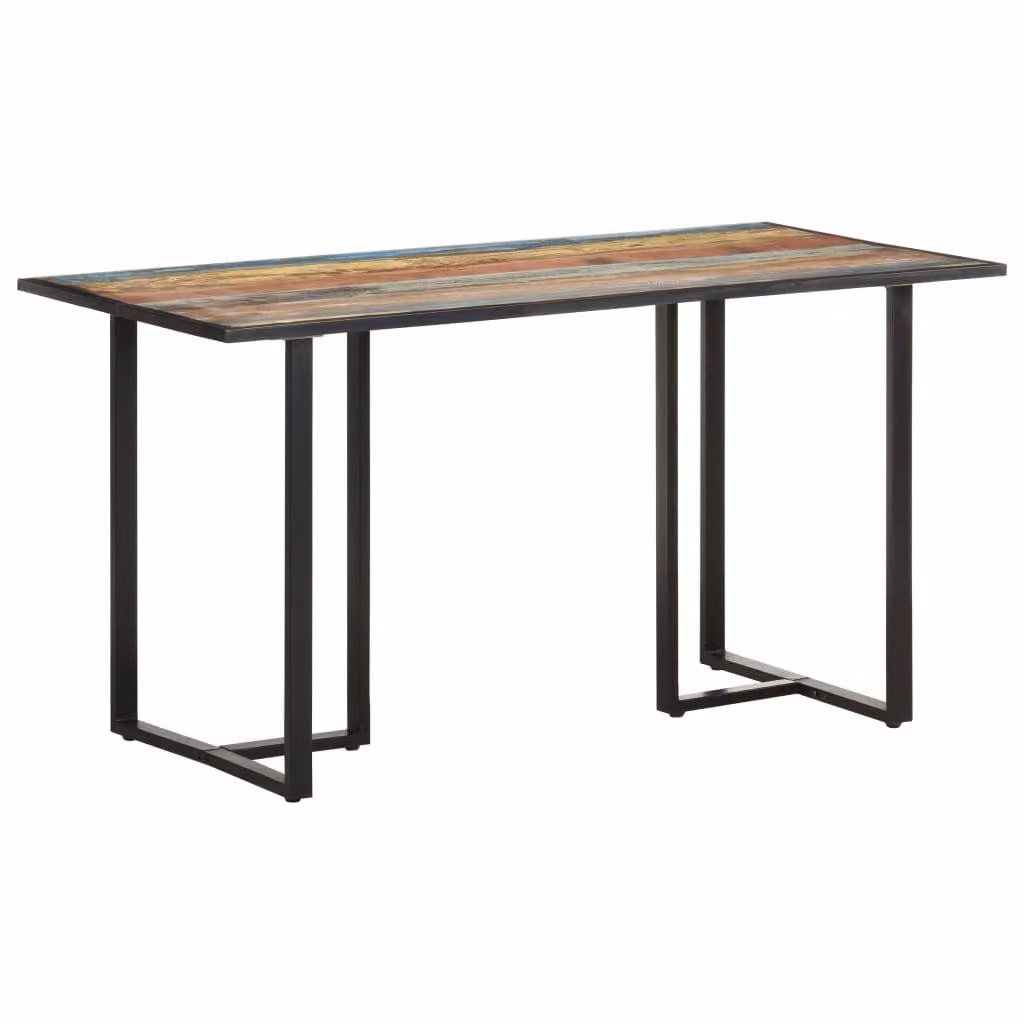 Maison Exclusive - Tavolo da pranzo 140 cm, legno massello riciclato
