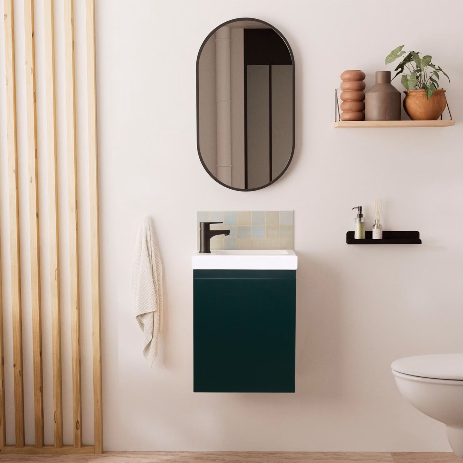 Mobile lavabo LISA + specchio ovale