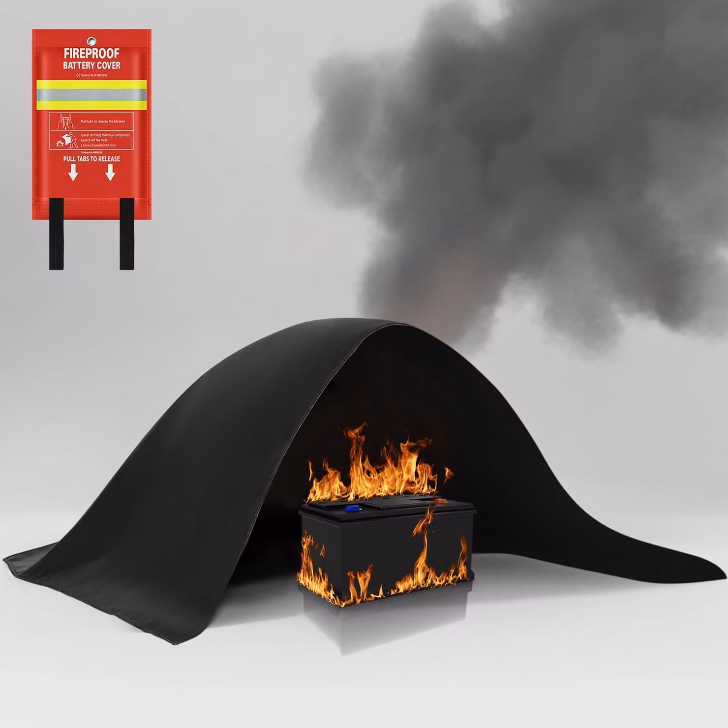 Solidchoice - coperta blu, 150 x 200 cm, per garantire la sicurezza