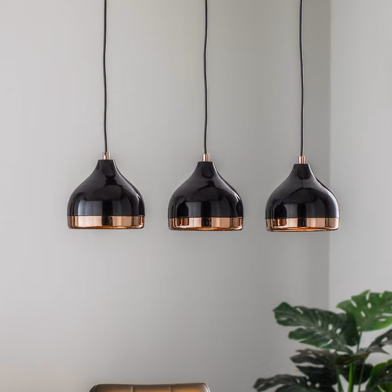 Lampada a sospensione Yildo 6877 Opviq, dimmerabile, Nero, Soggiorno / Sala da pranzo, Metallo, Moderno, Lampada a sospensione