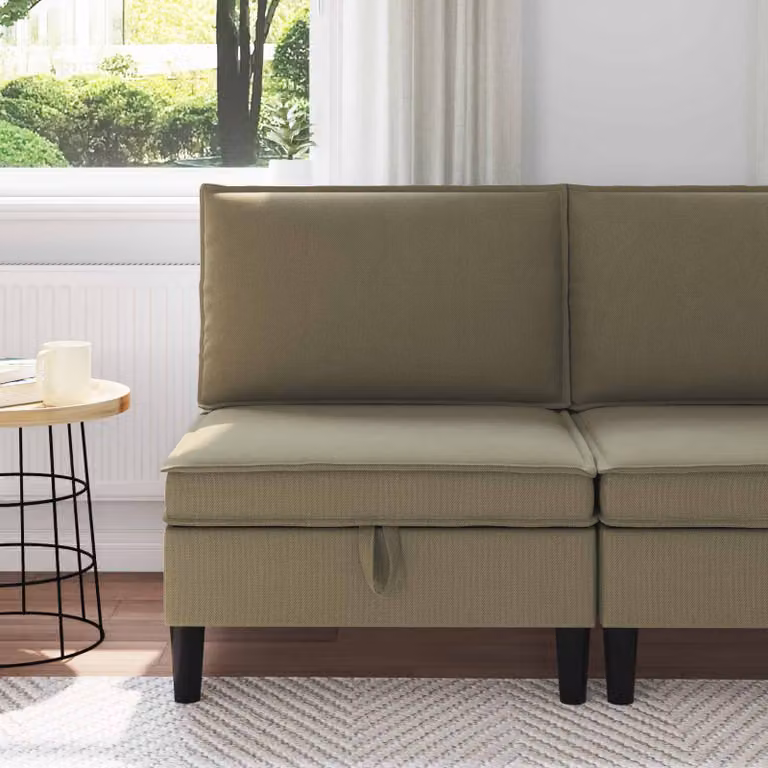 Divano moderno vidaXL in velluto con contenitore per il tuo soggiorno