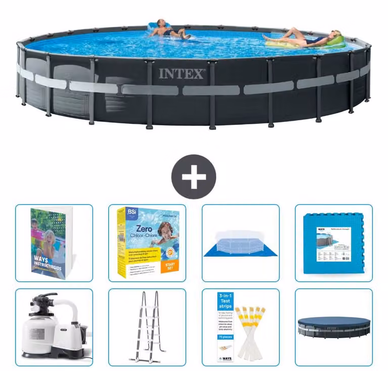 Ultra XTR Pool Rund - 732x132 cm - Set da 7 pezzi, modello S566