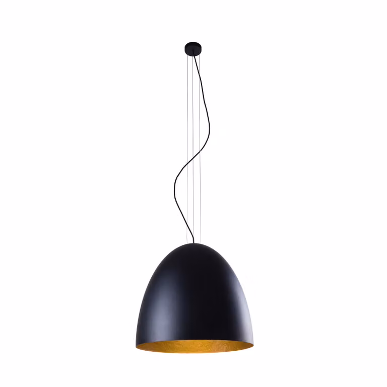Lampadario EGG nero e oro 5xE27x40W in metallo, dimensioni: 300x55x55 cm, IP20, Nowodvorski Lighting