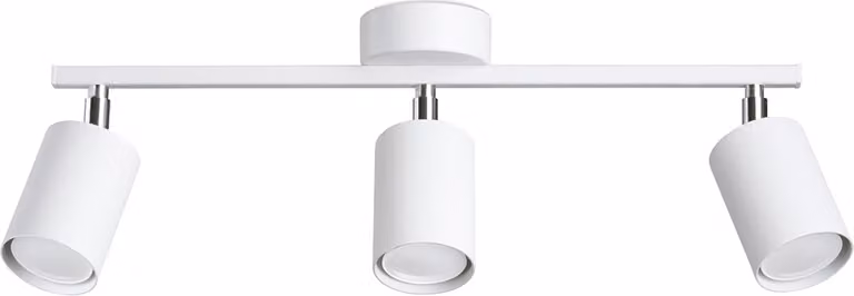 Lampada da soffitto LEMMI 3 bianco 3xGU10 10W acciaio 20x8x46cm Sollux Lighting