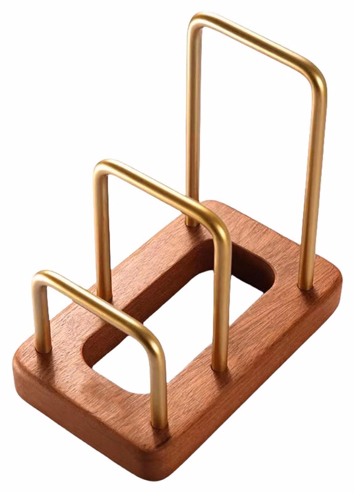 Porta taglieri con base in legno - Salvaspazio