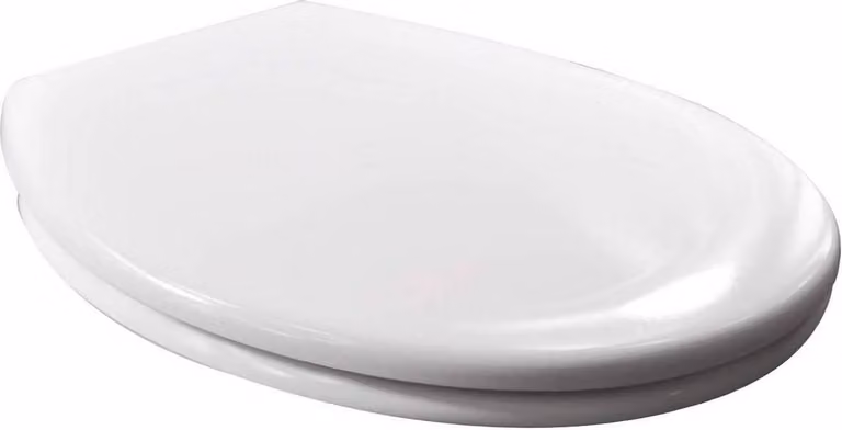 Sedile WC Woltu con chiusura ammortizzata, cerniera Softclose, antibatterico, bianco
