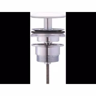 Accessori Duravit - Bocca per lavabo non richiudibile 1 1/4, bianco 0050780000