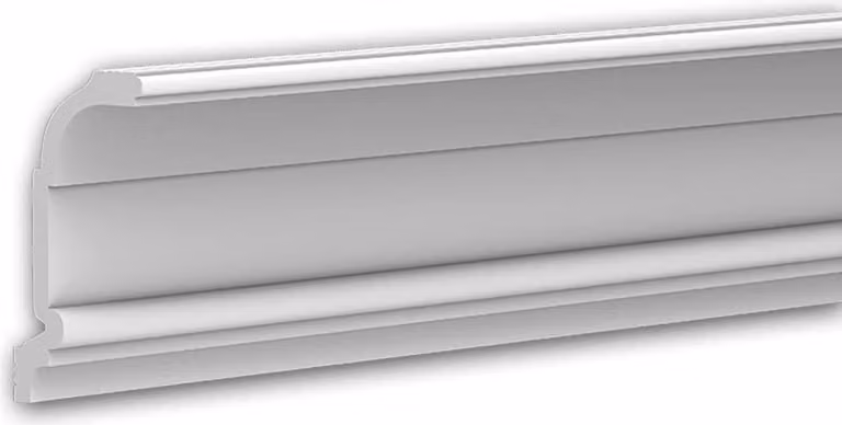 Profhome 650247 Modanatura d'angolo Modanatura del soffitto Modanatura decorativa Modanatura per stucchi 2 m