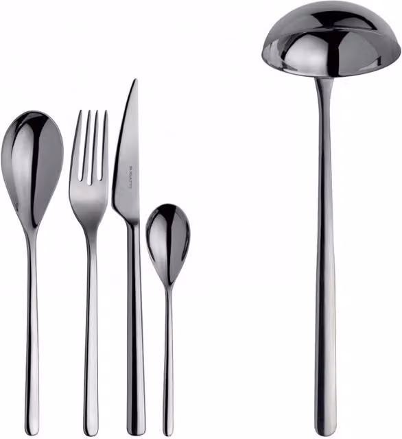 SINTESI, Posate Set 49 Pz, Scatola Gallery, Casa Bugatti