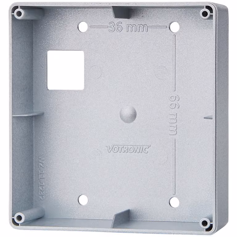 Custodia da incasso 2024 per dispositivi di visualizzazione LCD Votronic in plastica