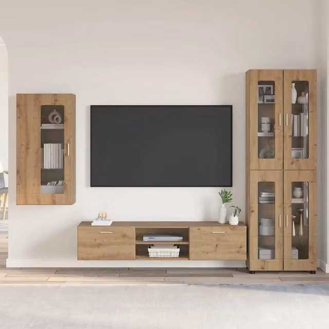 Set mobile TV FLORIN 3 pz Rovere artigianale 3397953