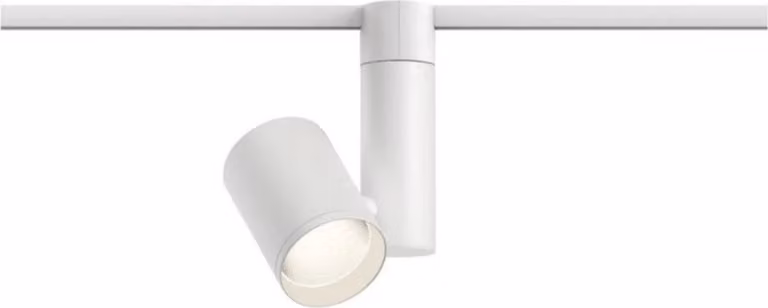 Paulmann 95543, faretto LED a binario URail, modello Zeuz, colore bianco, 33W, angolo di emissione 15°, temperatura di colore 4000 Kelvin, dimmerabile, luce bianca neutra