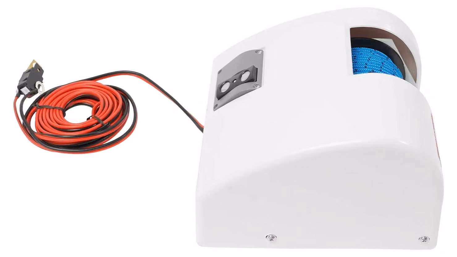 Avvolgitori elettrici per ancore - Avvolgitori da 12V - Adatti per imbarcazioni superiori a 6 metri - Per ancore fino a 11 kg - Grado di protezione IP65, impermeabili per uso in acqua salata - Telecomando da 50 metri - Colore bianco