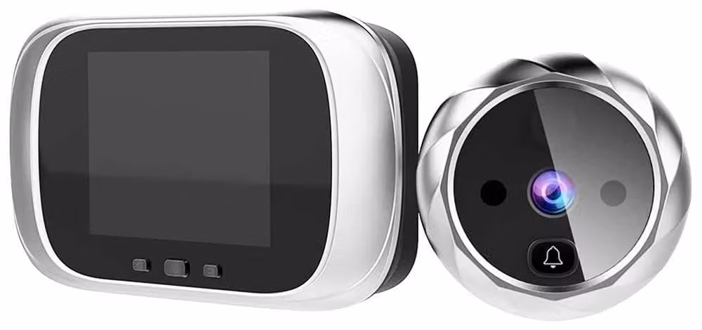 Spioncino digitale antisfondamento, porta blindata, 2,8 pollici | occhiolino con telecamera