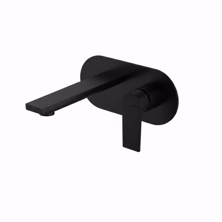 Miscelatore lavabo a parete Vema TIMEA V16050 - Nero Opaco