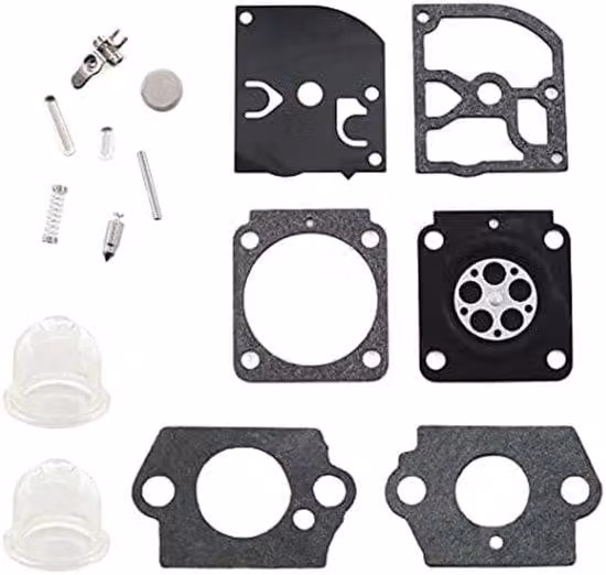 Kit di riparazione per la membrana del carburatore per motori compatibili con Stihl o kit per la membrana per la riparazione del carburatore nei modelli di motore simili a Stihl