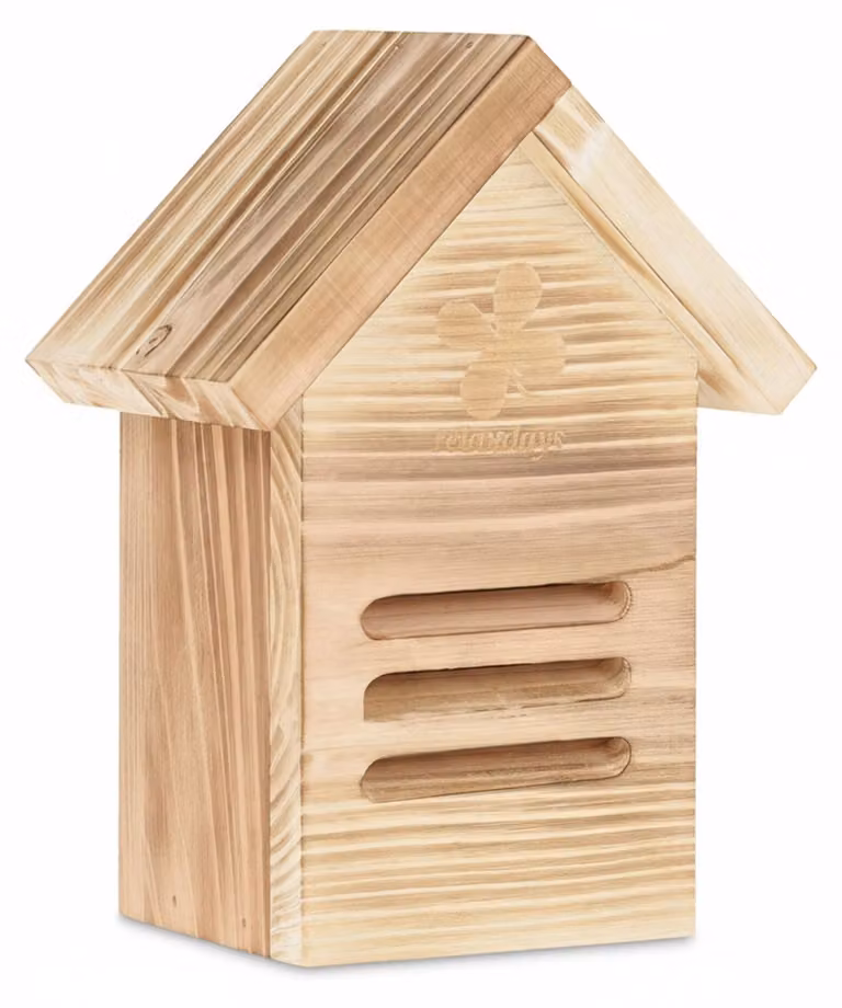 Hotel per coccinelle da giardino - Appeso - Legno - Marrone naturale