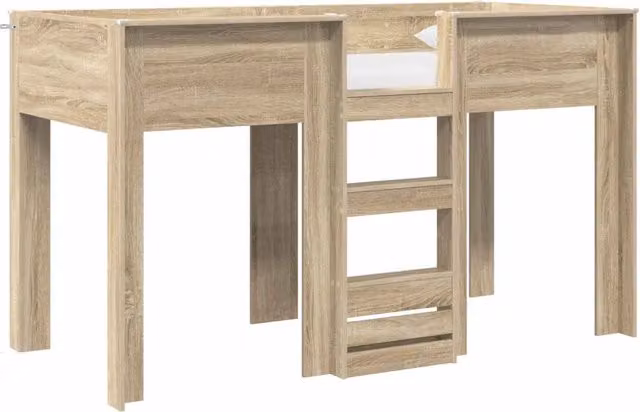 Letto a Castello per Bambini | Letto Infantile | Lettino Rovere Sonoma 75 x 190 cm