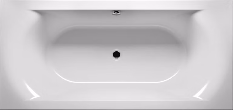 RIHO Linares Baignoires rectangulaires, version gauche, variante Plug&Play, 2 places, blanc brillant, B143017005, B143017005