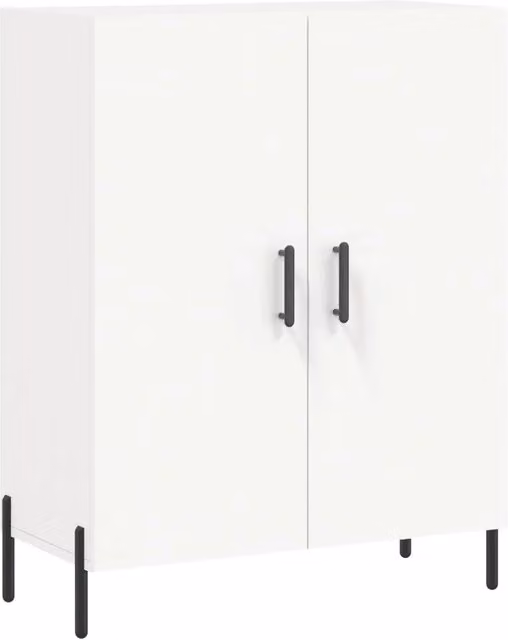 Buffet credenza cassettiera armadio mobile contenitore organizer per cucina soggiorno salotto 69,5 x 34 x 90 cm legno ingegnerizzato bianco 02_0030467