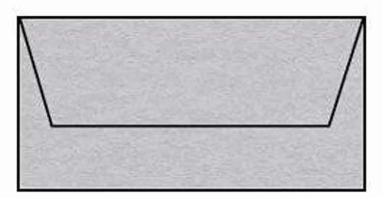 Buste Paperado DL w. SF argento confezione da 5 pezzi