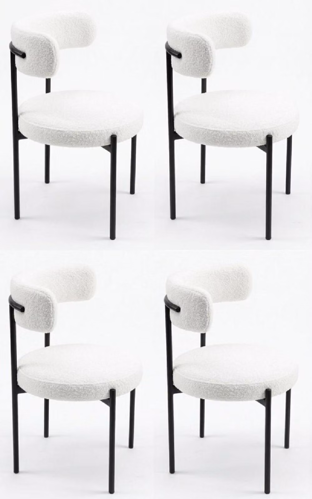 Set di 4 sedie imbottite – comode, moderne ed eleganti